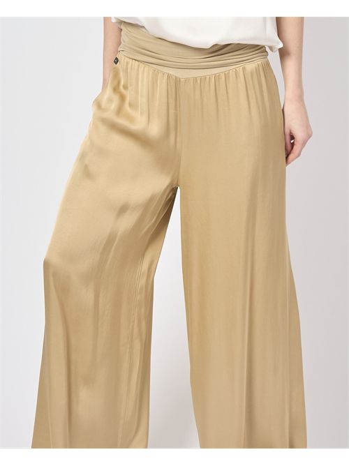 Manila Grace women's satin trousers MANILA GRACE | P050VUMA002